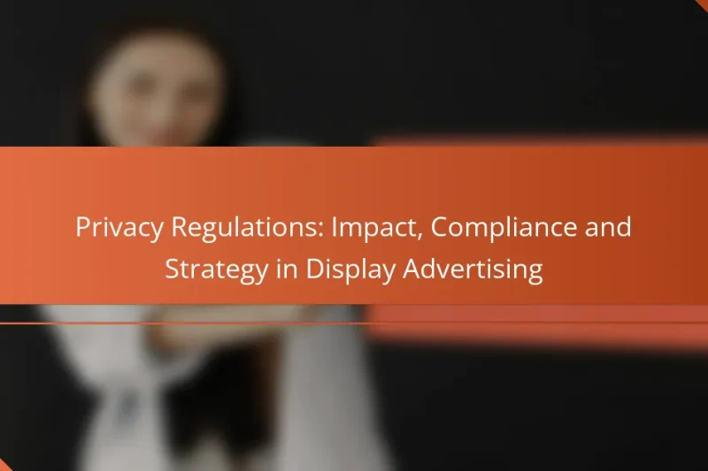 Předpisy o ochraně osobních údajů: Dopad, Soulad a Strategie v Display Reklamě